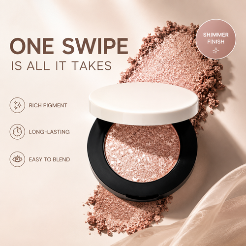 Metal-Reflecting Eyeshadow-easy to carry