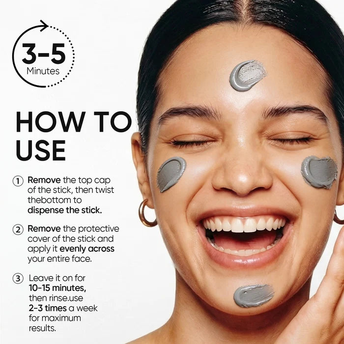 Cleansing mask mud removes blackheads, exfoliates, and minimizes pores