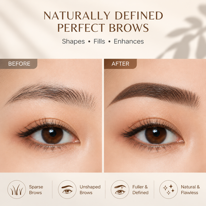 Foxexpro-Four-fork eyebrow pencil, water-resistant and sweat-proof
