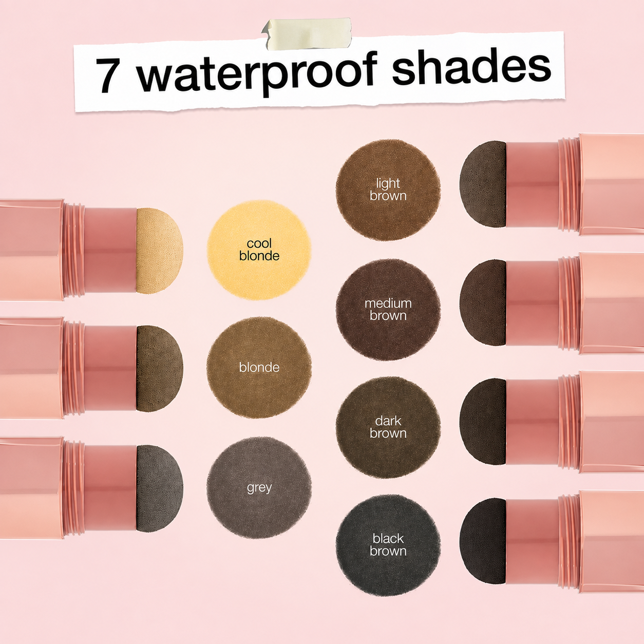 Fringe embellished shadow powder Root Concealer Stick
