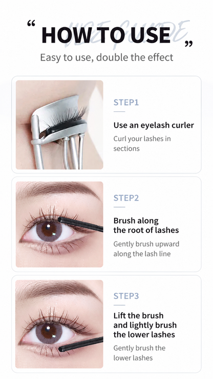 Foxexpro-Waterproof Mascara for Perfect Party Lashes