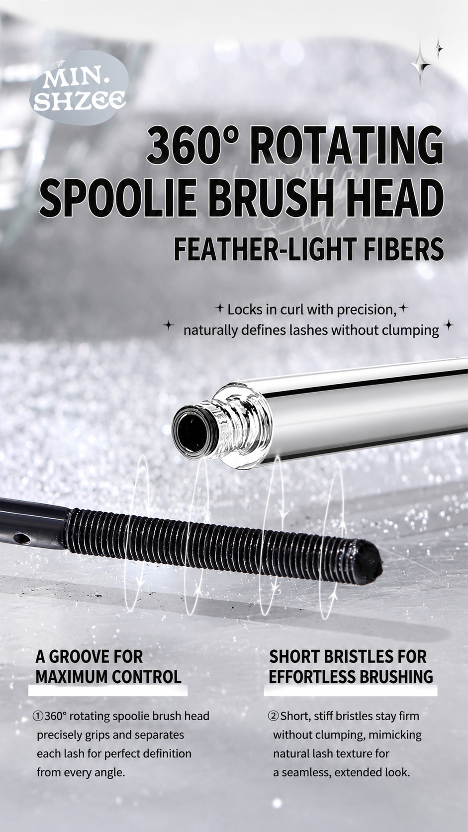 Foxexpro-Waterproof Mascara for Perfect Party Lashes